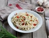 Spaghetti 3 minuti à la crème express de champignons