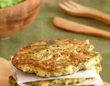 Galettes de brocolis rissolés, ricotta & Saint Marcellin