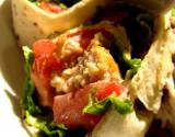 Wrap au poulet croustillant sauce au raifort