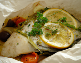 Papillote de poisson à la provençale