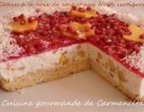 Gâteau à la noix de coco et aux fruits exotiques