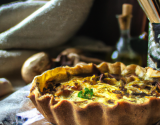 Quiche lorraine au Cottagecheese