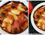 Gratin de nectarines à la liqueur de café