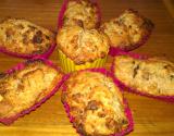 Muffins aux pépites de chocolat au beurre de cacahuète et cacahuètes entières