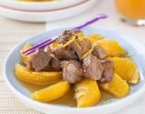 Sauté minute d'agneau à l'orange