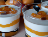 Panacotta vanille, abricots et calisson