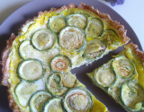 Tarte courgettes et gruyère