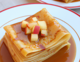 Terrine de crêpes aux pommes caramélisées