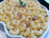 Macaroni à la viande gratiné