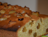 Gâteau aux  pommes et raisins