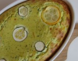 Clafoutis/gratin moelleux ricotta - courgette - parmesan