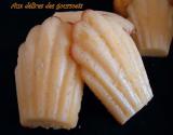 Madeleines au citron faciles