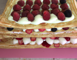 millefeuille aux fruits rouges