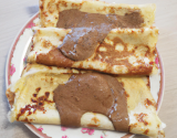 Crêpes sucrées au Nutella