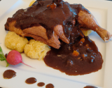 Chapon sauce chocolat