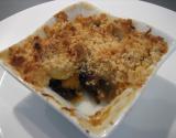 Crumble pommes pruneaux abricots saveur cannelle-citron