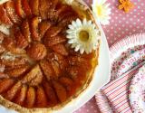 Tarte aux abricots et miel de fleurs