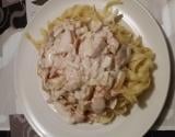 Tagliatelles  au saumon fumé et sauce onctueuse