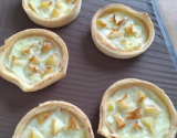 Tartes aux poireaux-béchamel