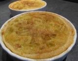 Tartelettes à la rhubarbe et crème d'amande