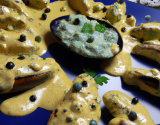 Rémoulade de céléri aux moules et curry