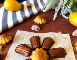 Madeleines au miel fleuri et cannelle