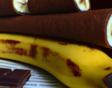 Cigare de banane chocolat