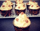 Cupcakes chocolat blanc-pépites Reese's