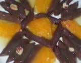 Pâtes au chocolat à l'orange sauce au cointreau