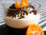 Mandarine curd et mousse au chocolat blanc