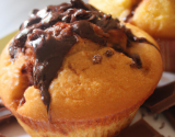 Muffins au chocolat et au nutella