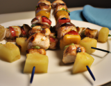 Brochettes de lotte à l'espagnole