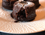 Fondant au chocolat croustillant et coulant