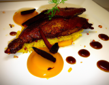 Canard sauce coca, miel