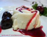 Panna cotta aux 2 cerises