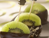 Sucettes de Kiwi de l'Adour au chocolat