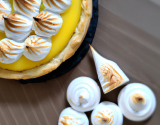 Tarte au citron et sa meringue juste grillée