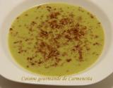 Velouté de brocolis au boursin ail et fines herbes