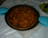 Pizza tomates cerises basilic