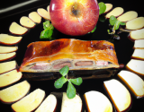 feuilleté foie gras aux pommes