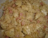 Risotto jambon et lard