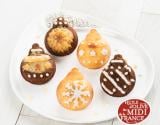 Boules de Noël moelleuses vanille-chocolat à l’huile d’olive