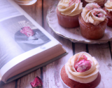 Cupcakes au thé et à la rose