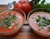 Gaspacho de tomates non calorique