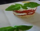 Mille-feuilles tomates et chèvre