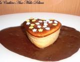 Cœur coulant au chocolat blanc