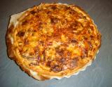 Quiche aux poireaux et au boursin