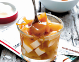 Verrine aux pommes caramélisées