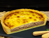 Tarte au thon et gruyère, saveur moutarde