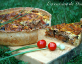 Tarte aubergines et courgettes